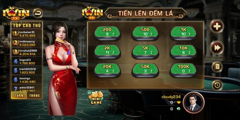 Tiến Lên Đếm Lá IWIN Cách Chơi Tiến Lên Đếm Lá IWIN