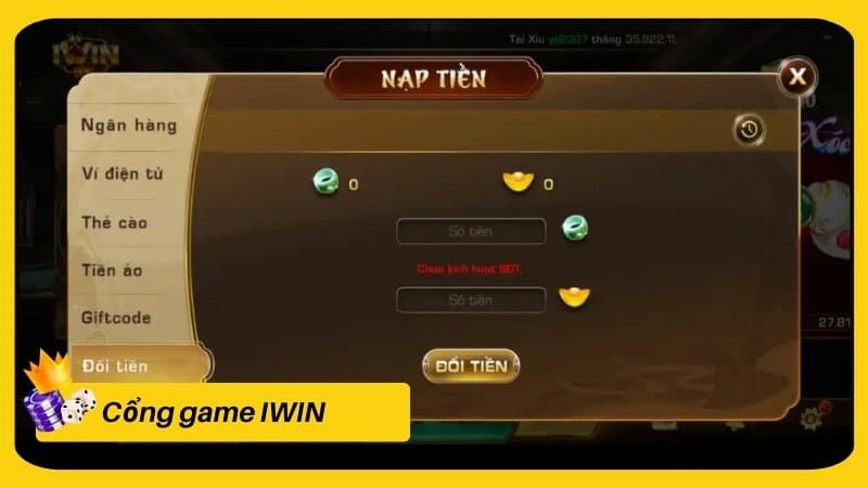 Nạp Tiền iwin Những điều cần biết trước khi nạp tiền iwin